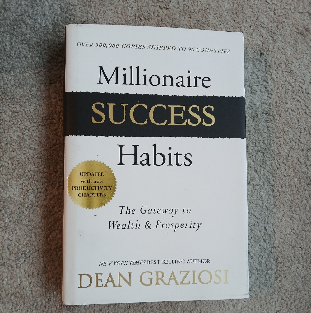 🤩2/$30 Millionaire Success Habits By Dean Graziosi - Hardcover Book